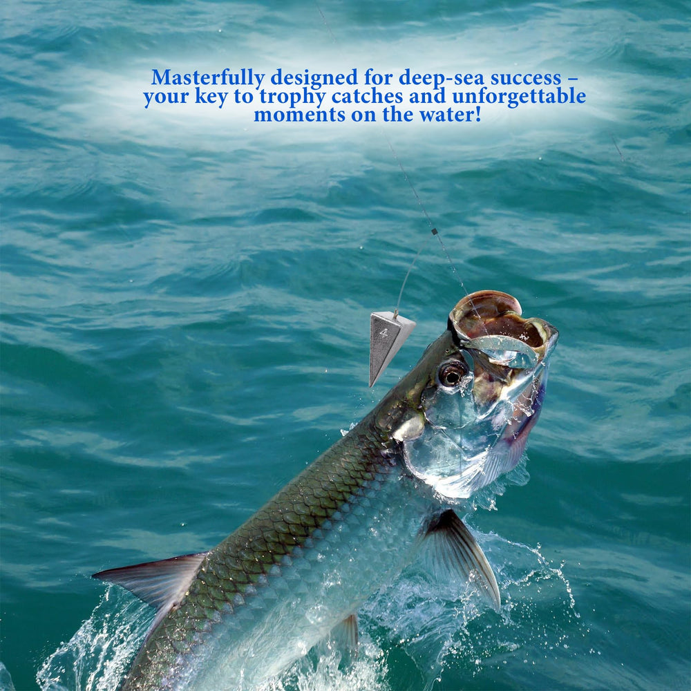 7PCS 4oz pyramid sinkers packaging contents