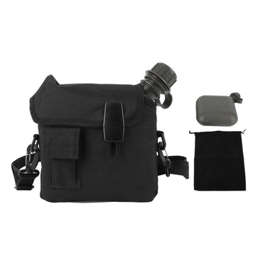 Bag and bottle dimensions 19x19x8 cm for compact storage
