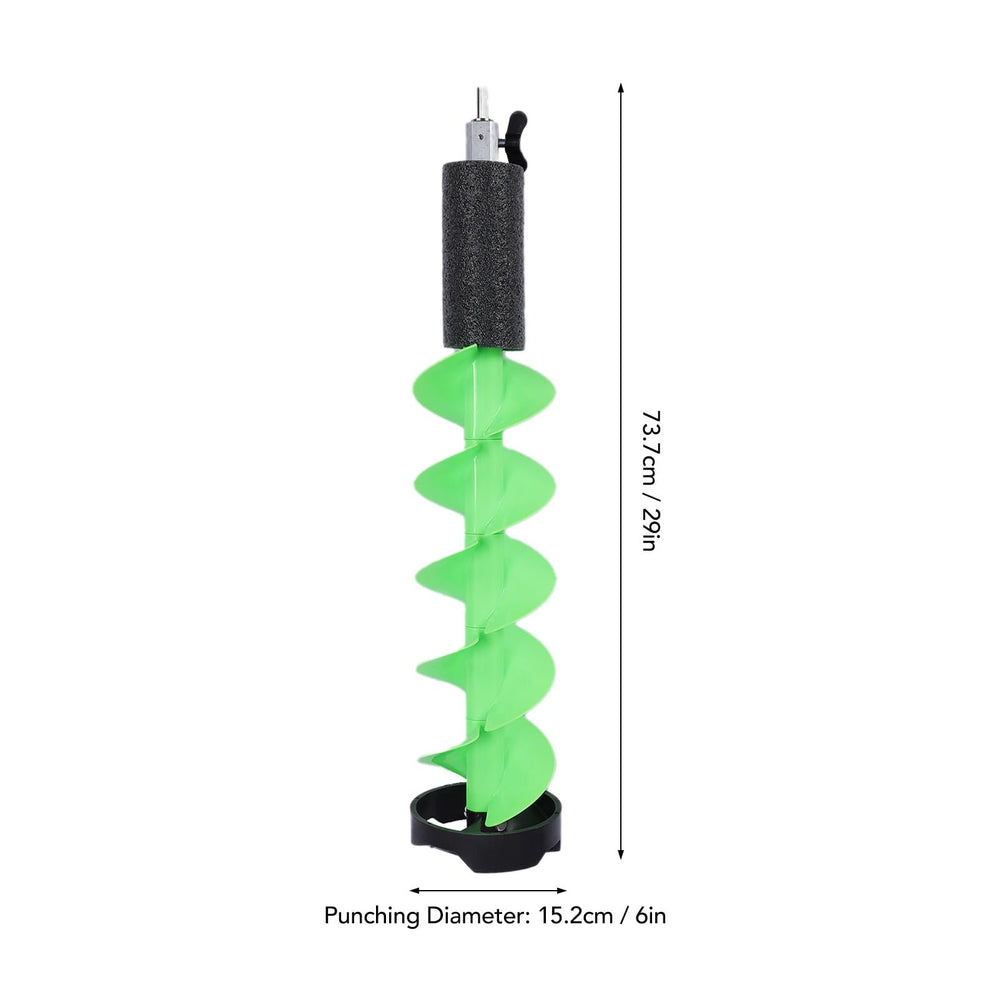 Zunate 29-inch length delivers reach for thicker ice without sacrificing maneuverability.