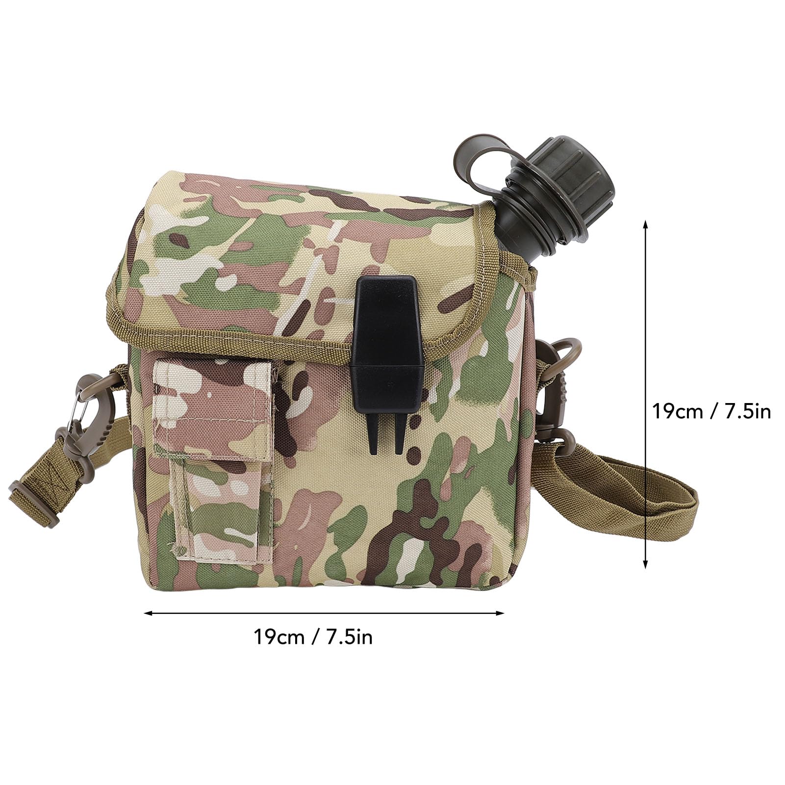 Adjustable strap buckle for a personalized fit during outdoor activity.
