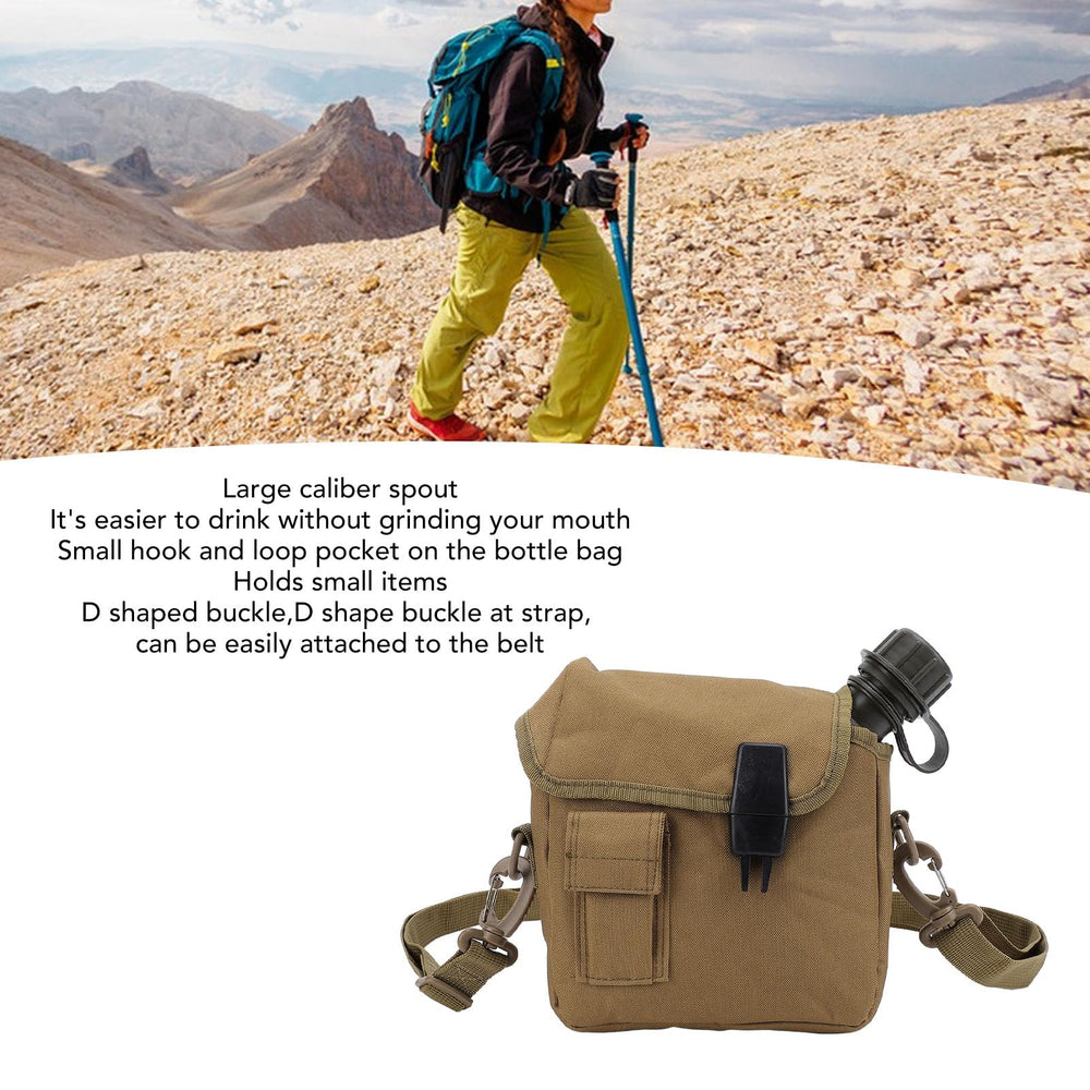 Zunate D-shaped buckle keeps the bag accessible on outdoor trips.