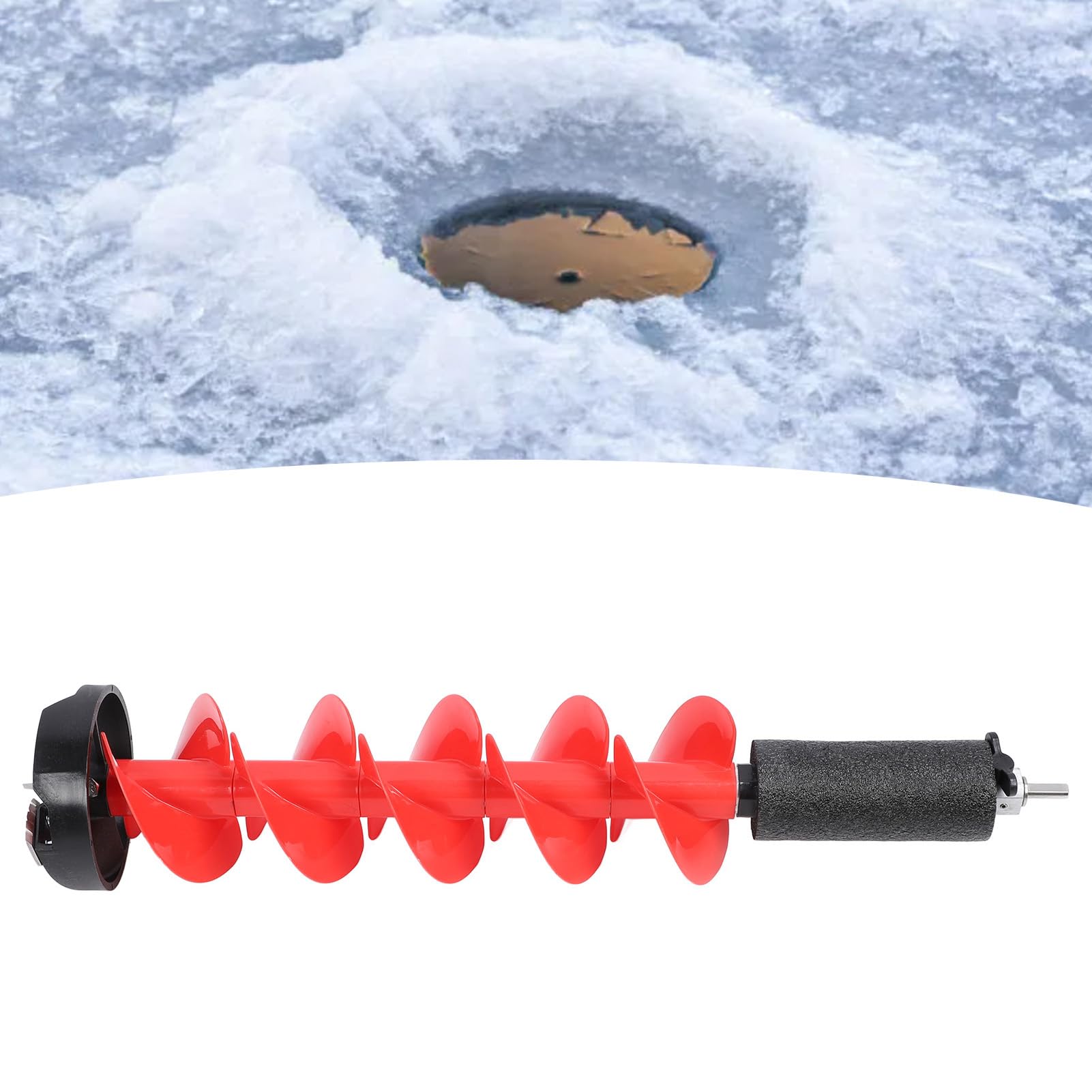 Floating Design Visible on Zunate Ice Auger