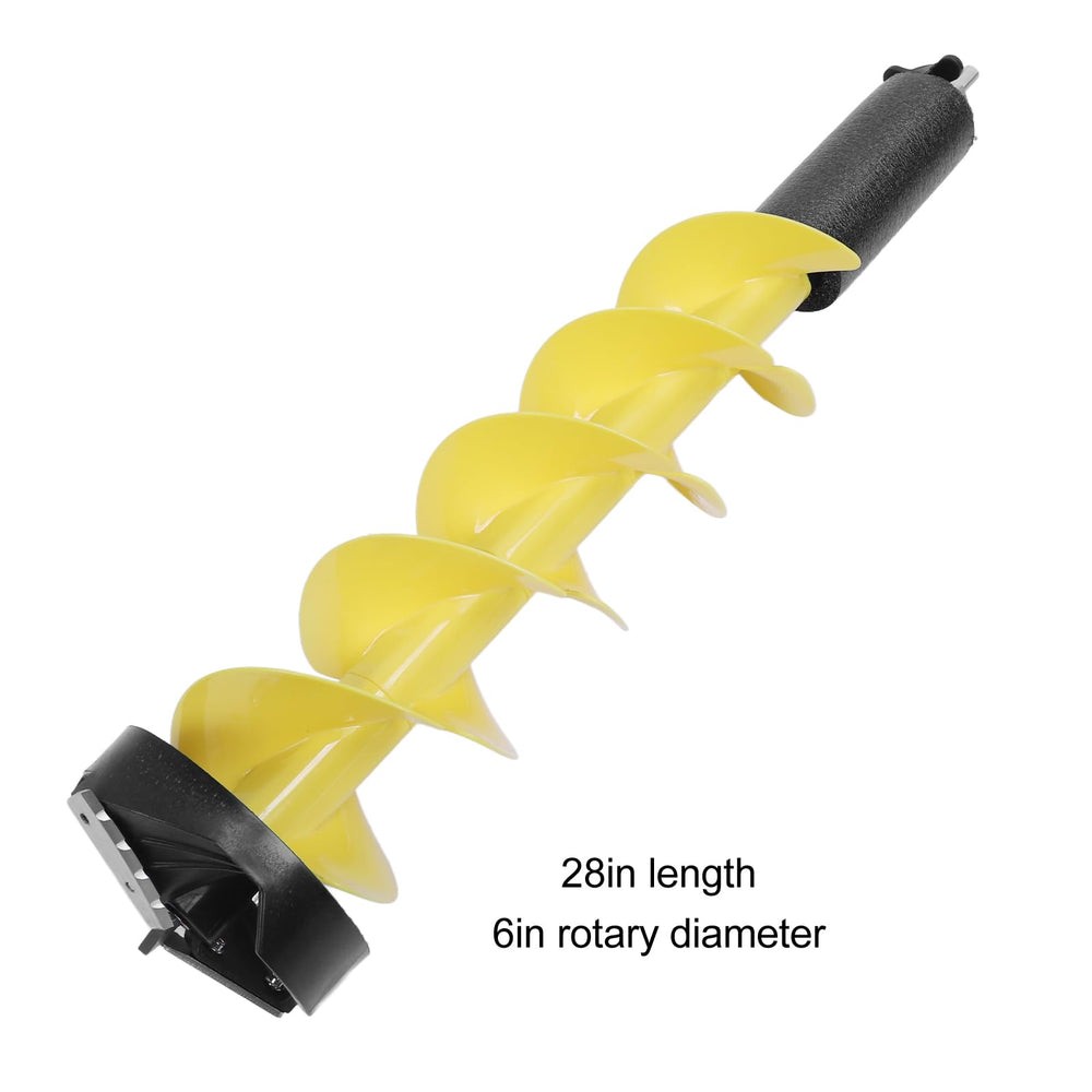 Blade guards protect the cutting edge of the Zunate auger.