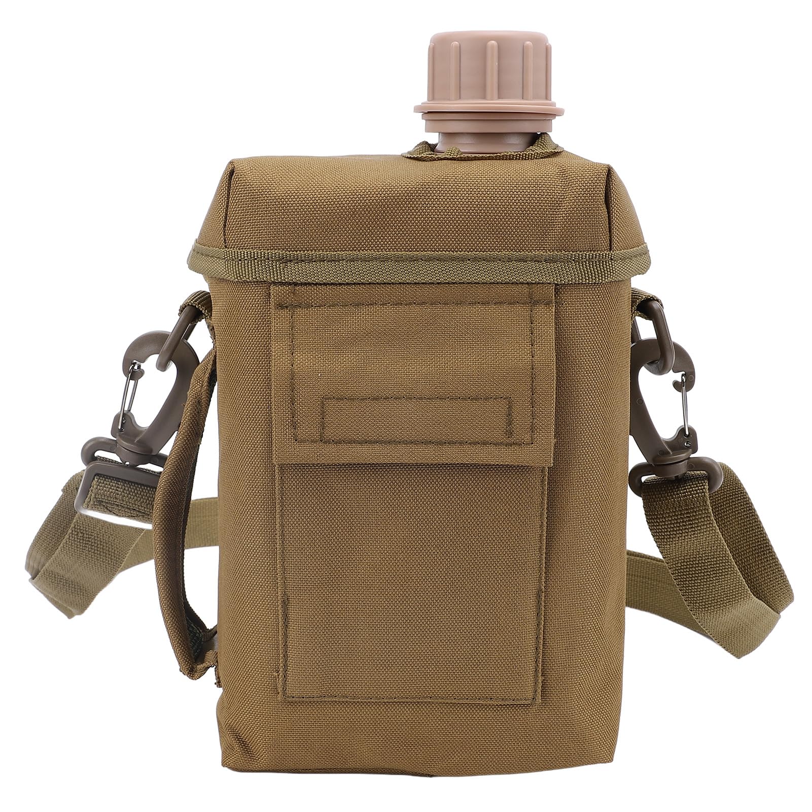 Zunate outdoor water bottle 2L with waist bag for easy transport during hikes.
