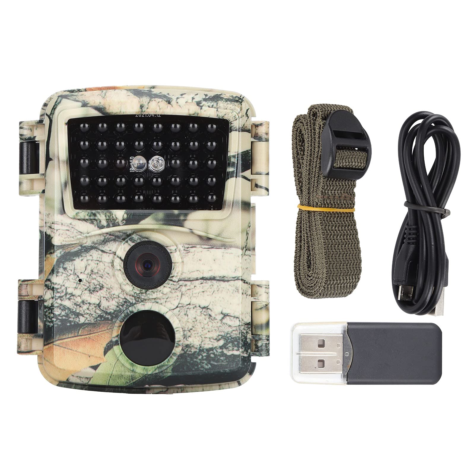 Zunate PR600C night vision delivers clear black-and-white nighttime images.