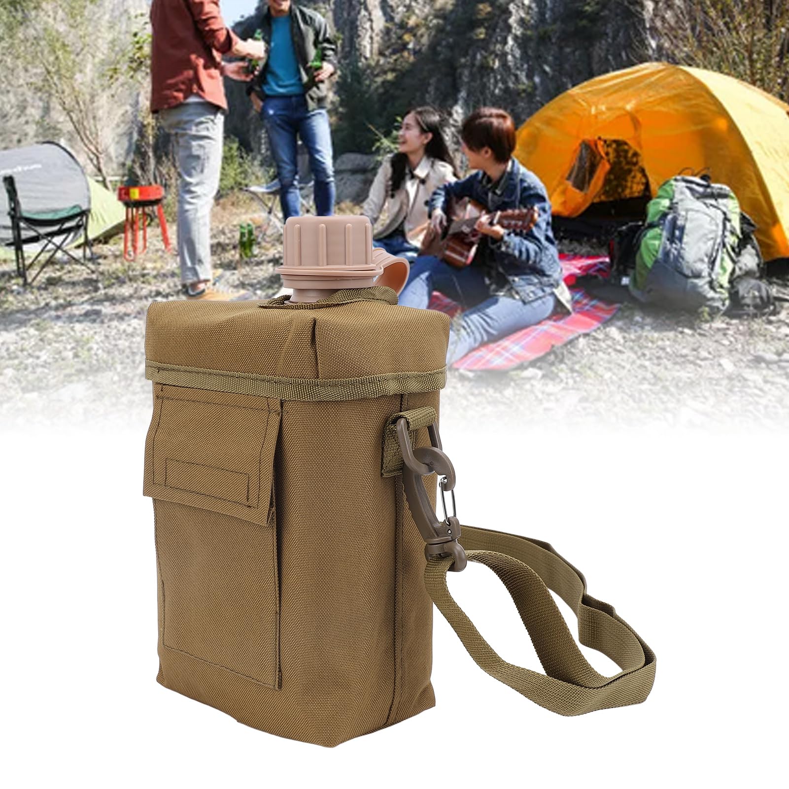 Zunate fastener pocket stores keys, phone, and small essentials outdoors.