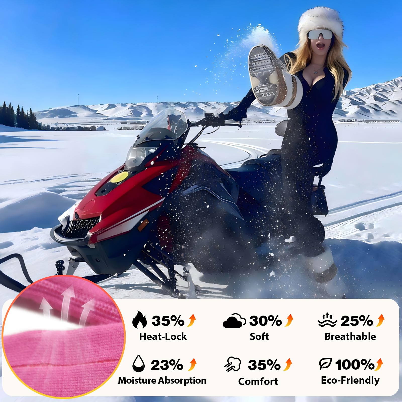 ZUWSUJS battery pack 5000mAh side shows lightweight power source for hours of warmth