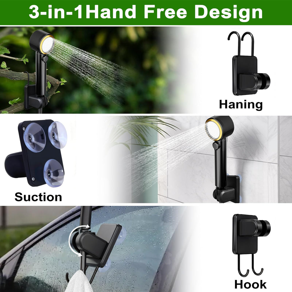 ZWJBSGY quiet motor ensures peaceful mornings at the campsite during showers.