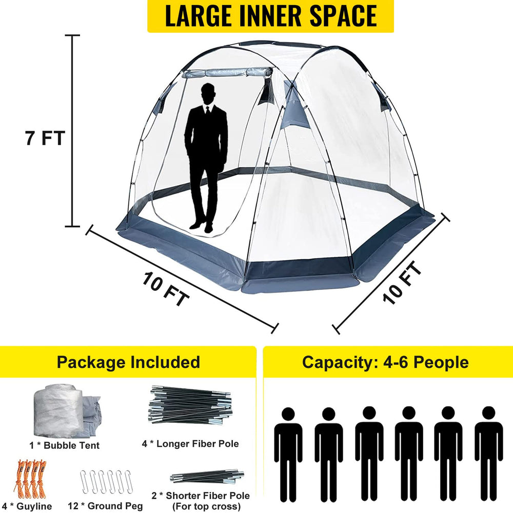 ZXPLO guylines and stakes secure the tent for wind resistance