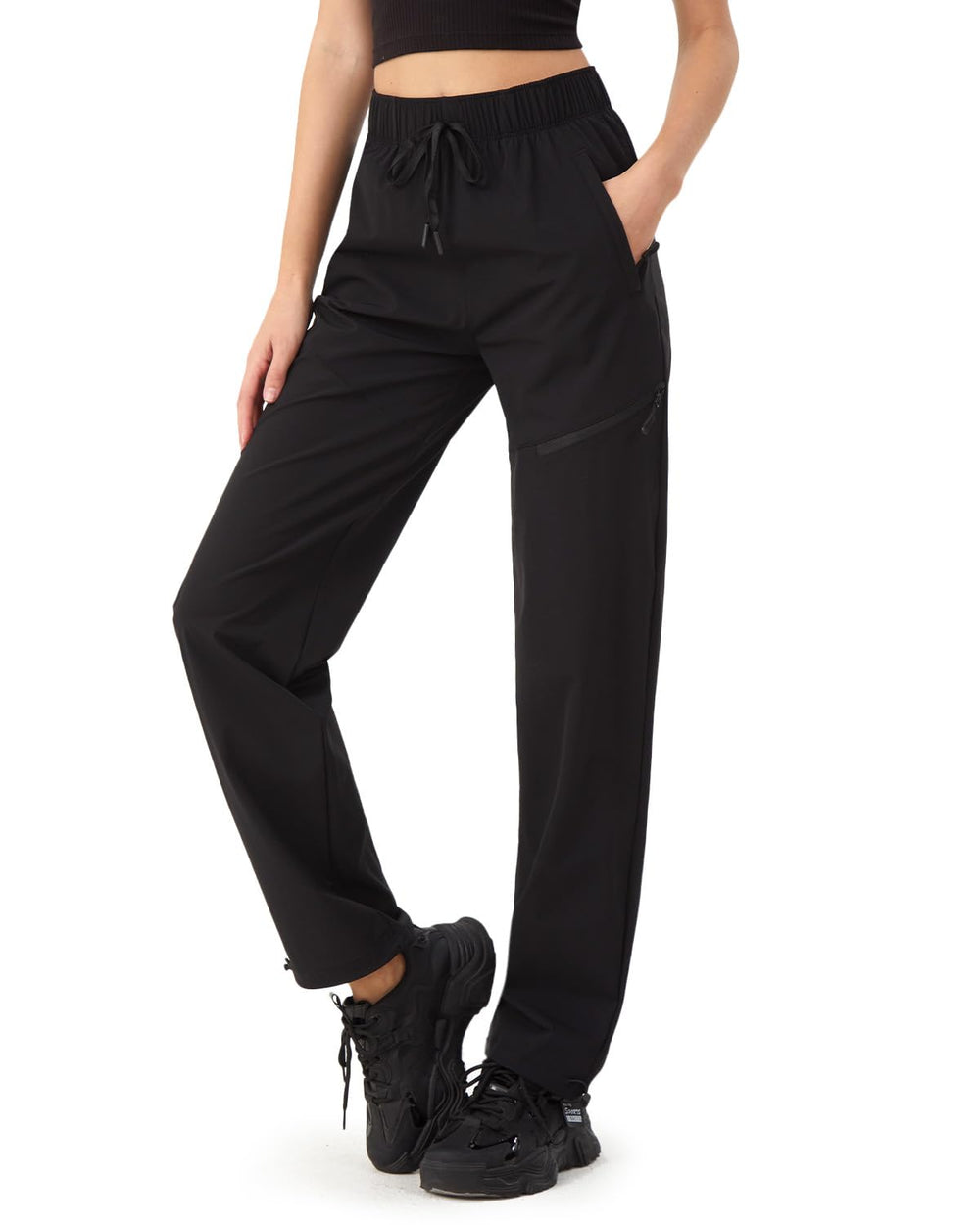 Zylioo tall women's cargo pants 34 inseam with practical pockets for trail-ready storage.