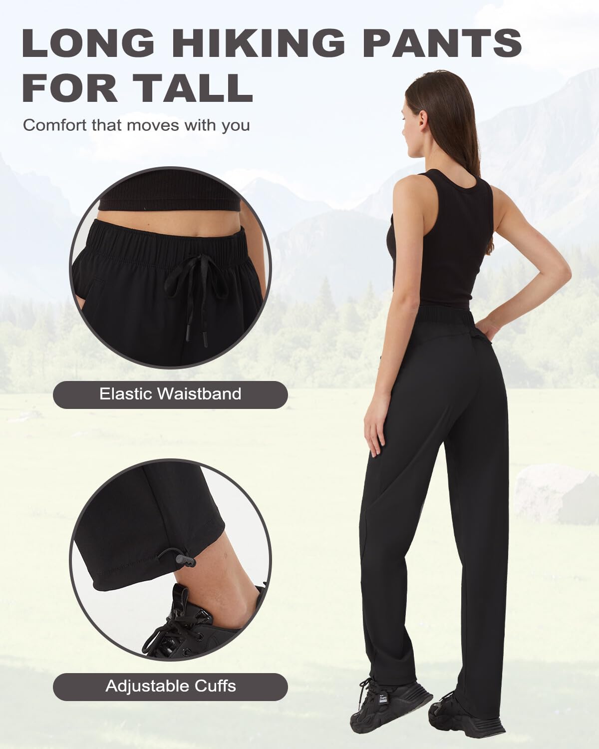 Zylioo travel-friendly pants suited for garden and trail adventures.