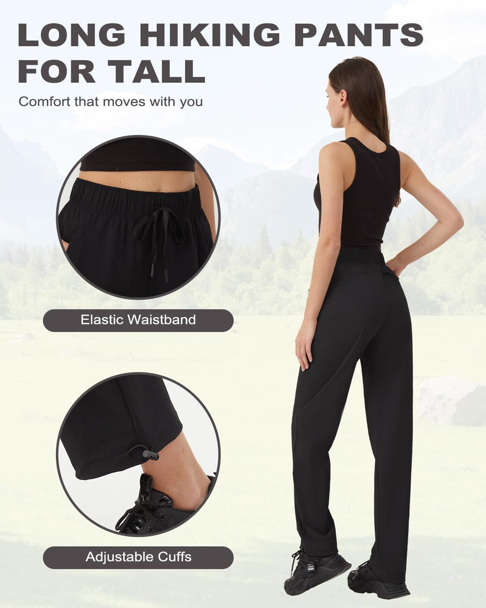 Zylioo travel-friendly pants suited for garden and trail adventures.