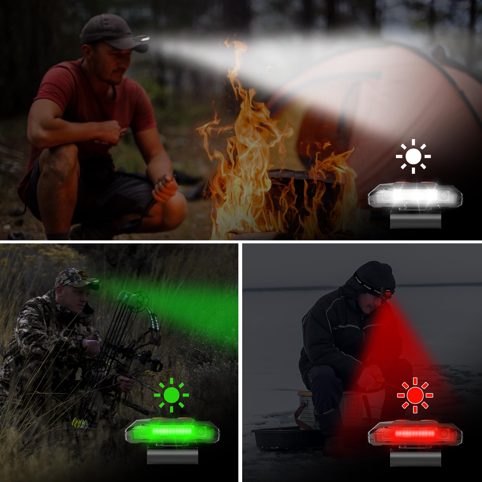 Zyusun lightweight cap light at 35g minimizes neck strain.