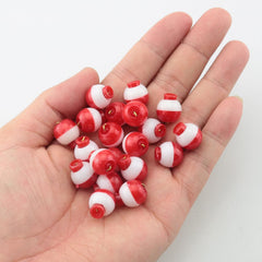 Close-up of 0.51 inch fishing buoy made of ABS plastic