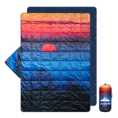 zzlamb hooded stadium blanket view shows cozy hood for on-the-go warmth at games